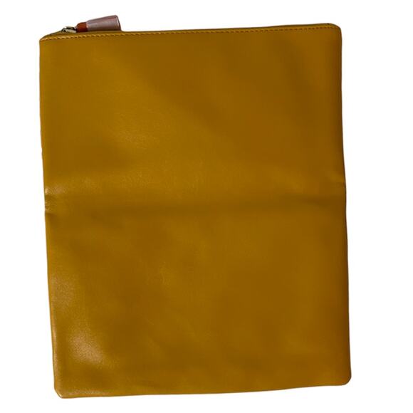 Rachel Pally Reversible Zahara Clutch Purse Floral Orange and Tan Print - Picture 3 of 8